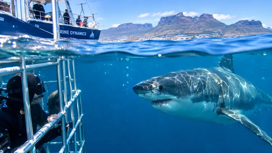 Great White Shark Cage Diving in Cape Town