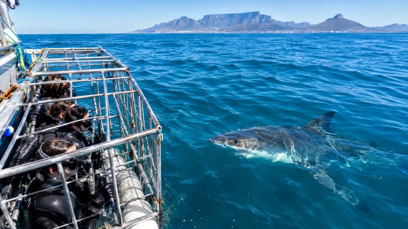 Shark Diving in Cape Town South Africa