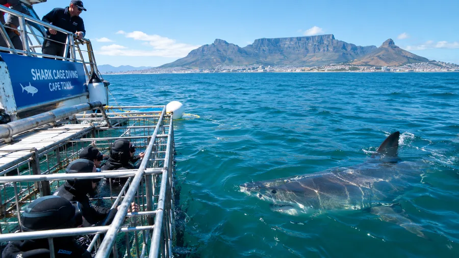 shark cage diving cape town